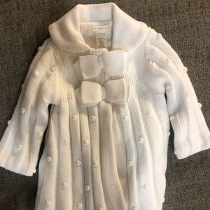 cream first impressions sweater jacket